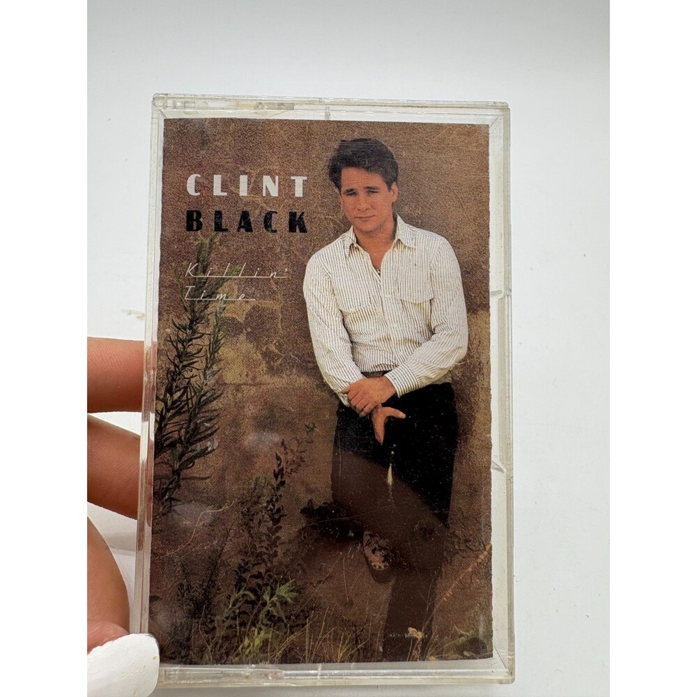 Vintage 80s Country Cassette Clint Black Killin' Time 9668-4-R